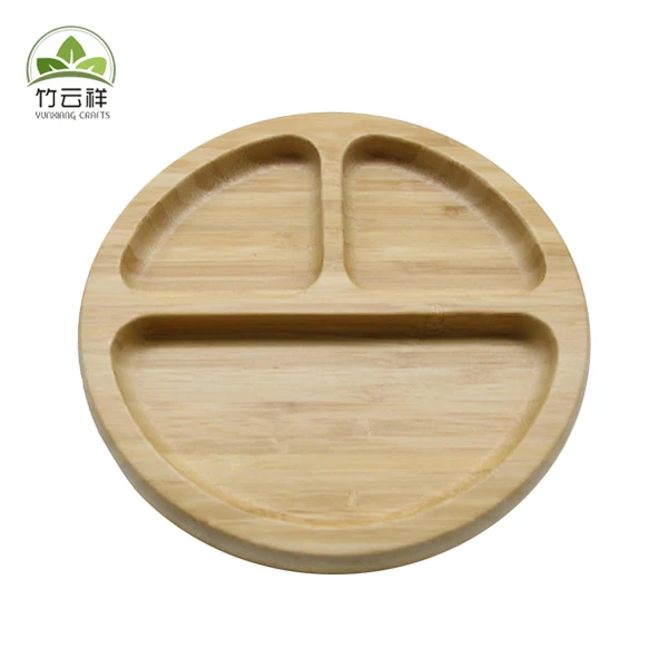 Suction Bamboo Plate